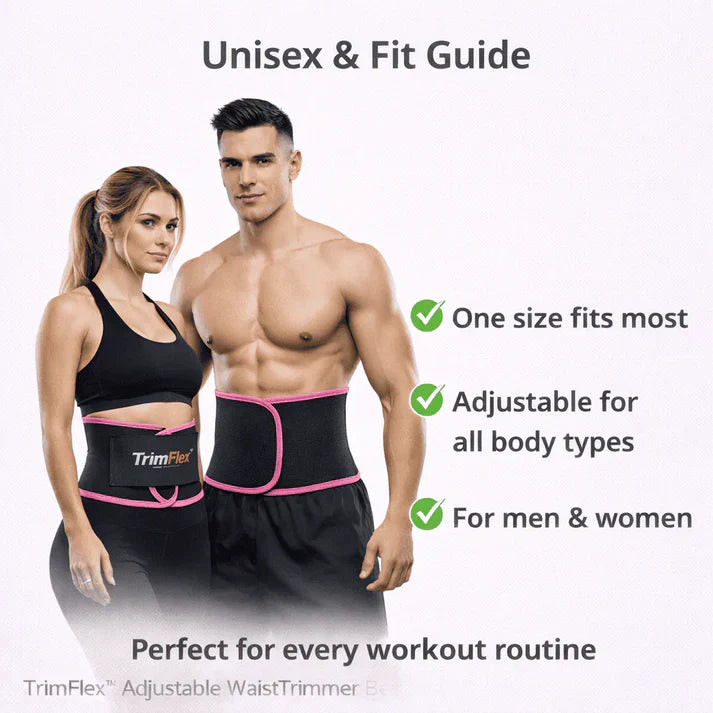 Premium Sauna Sweat Belt – Waist Trainer for Men & Women