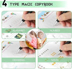 Sank Magic Practice book for Kids (4 Books + 10 Refills + 1 Pen + 1 Grip)