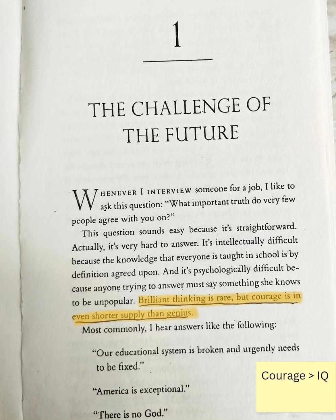 Zero to One || Peter Thiel