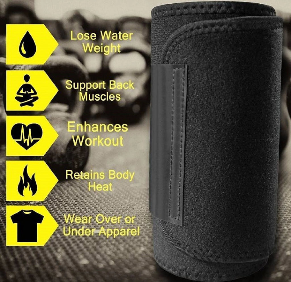 Premium Sauna Sweat Belt – Waist Trainer for Men & Women